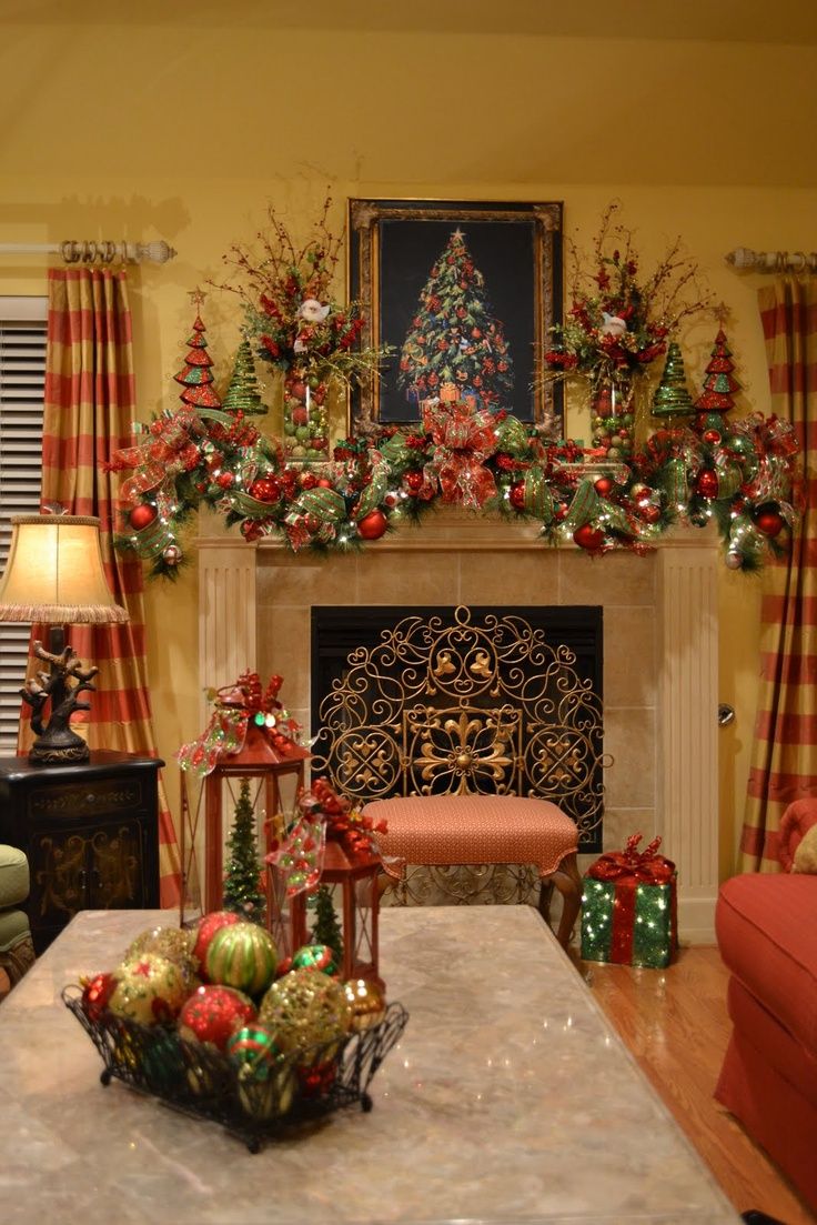 25 Christmas Mantel Decoration Ideas - The Xerxes