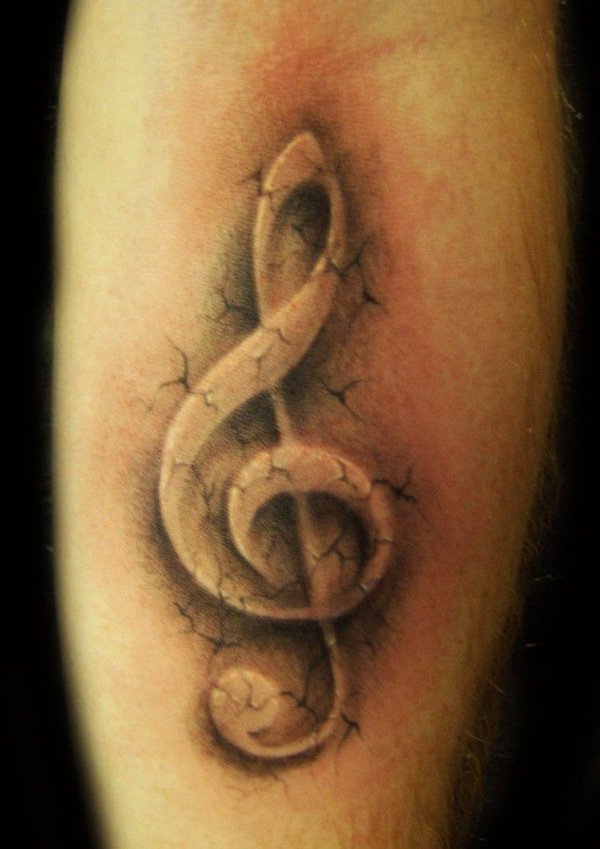 50 Cool Music Tattoo Designs and Ideas - The Xerxes