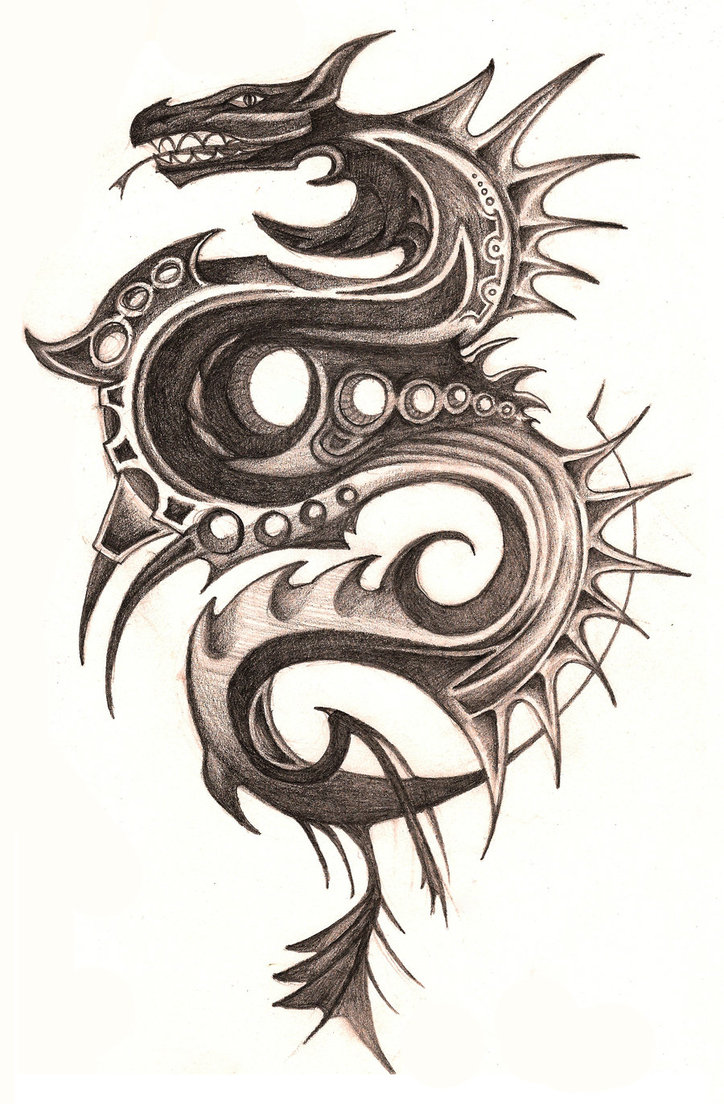 25 Breathtaking Dragon Tattoos Designs for You - The Xerxes