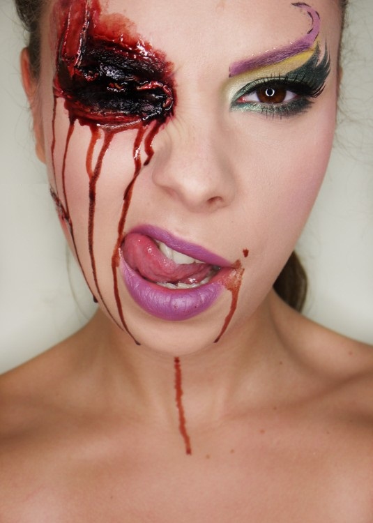 Bloody Halloween Makeup Ideas - The Xerxes