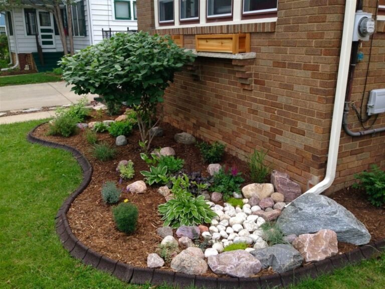 Corner Rock Garden Ideas